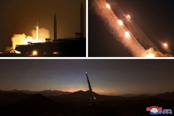 ▲ 북한이 공개한 발사 장면.